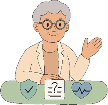 Illustratie van een deskundige die uitleg geeft over veilig en verantwoord verplaatsen van cliënten, met aandacht voor gezondheid, veiligheid en juiste transfertechnieken in de zorg.